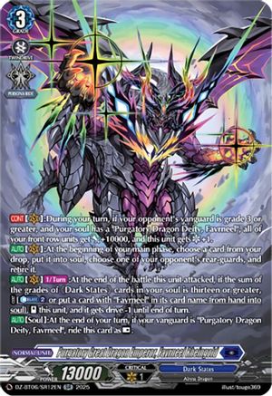 Purgatory Great Dragon Emperor, Favrneel Rheingold (SR) - DZ-BT06/SR12EN - Silver Rare