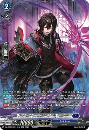 Preacher of Forbidden Arts, Pallordow (SR) - DZ-BT06/SR14EN - Silver Rare
