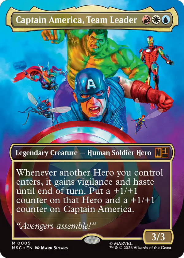 Captain America, Team Leader - Borderless (MSC) (Pre-Order)