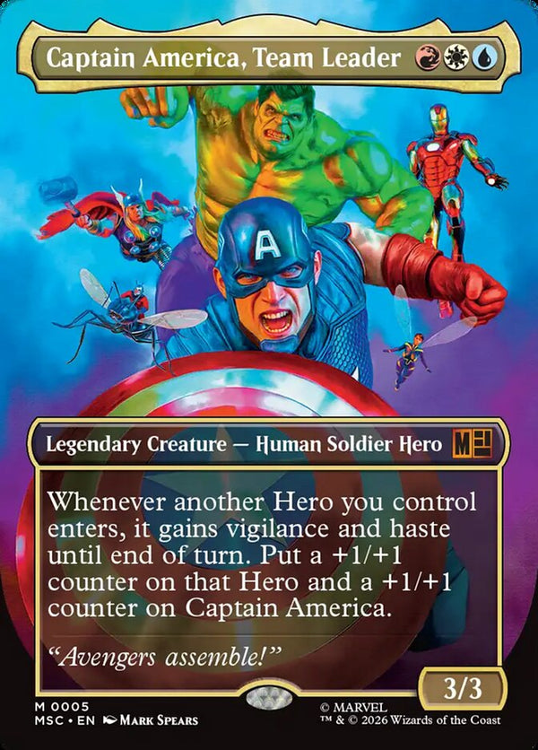 Captain America, Team Leader - Borderless (MSC)