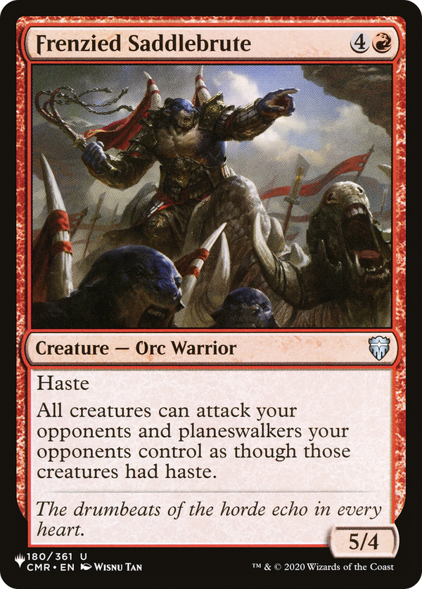 Frenzied Saddlebrute - CMR Reprint (PLST)