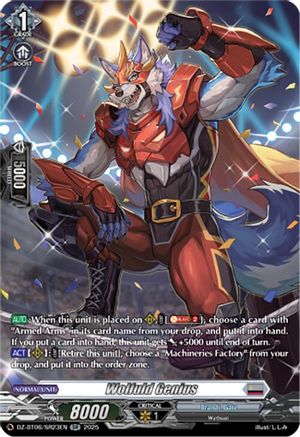 Wolfuld Genius (SR) - DZ-BT06/SR23EN - Silver Rare