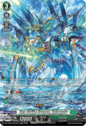 Sea Strike Dragon, Enlargulv (SR) - DZ-BT06/SR34EN - Silver Rare
