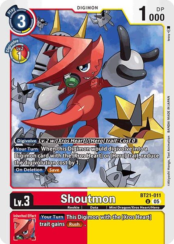 Shoutmon - BT21-011 - Uncommon