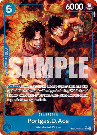 Portgas.D.Ace (Treasure Rare) - OP08-052 - Rare