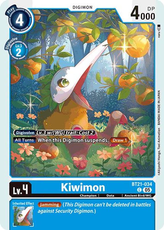 Kiwimon - BT21-034 - Common