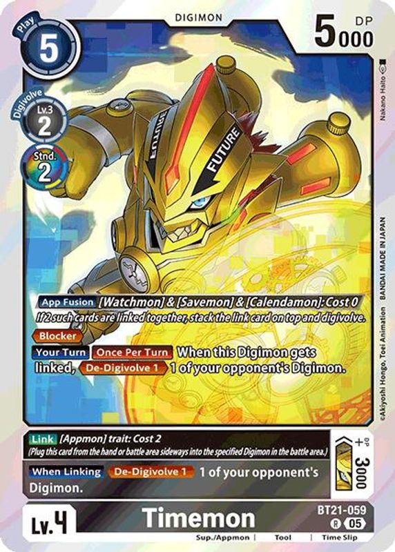 Timemon - BT21-059 - Rare