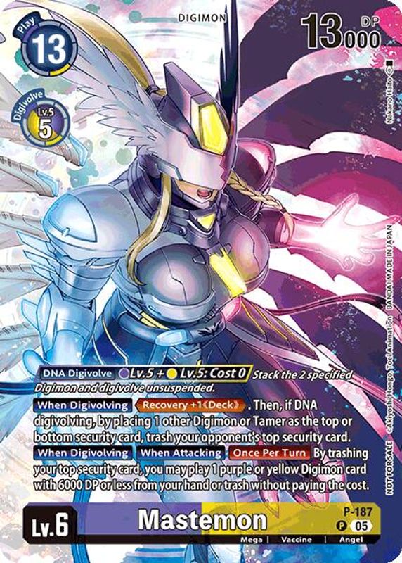 Mastemon (Borderless) (BT-21: Illustration Celebration Pack) - P-187 - Promo