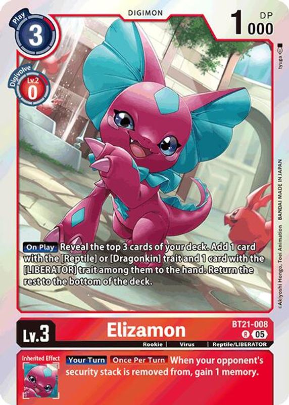 Elizamon - BT21-008 - Rare