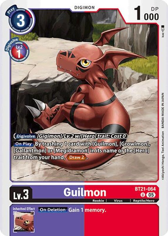 Guilmon - BT21-064 - Uncommon