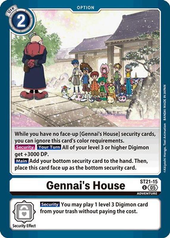 Gennai's House - ST21-15 - Uncommon