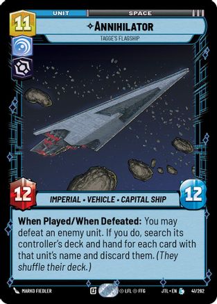 Annihilator - Tagge's Flagship - 041/262 - Legendary