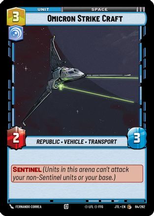 Omicron Strike Craft - 064/262 - Common