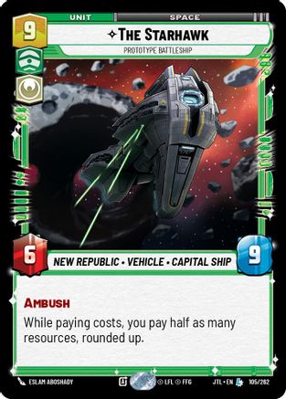 The Starhawk - Prototype Battleship - 105/262 - Legendary