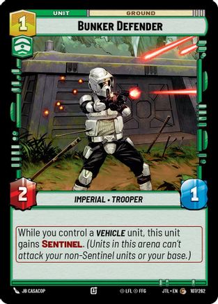 Bunker Defender - 107/262 - Common