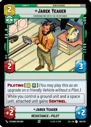 Jarek Yeager - Coordinating With The Resistance - 109/262 - Uncommon