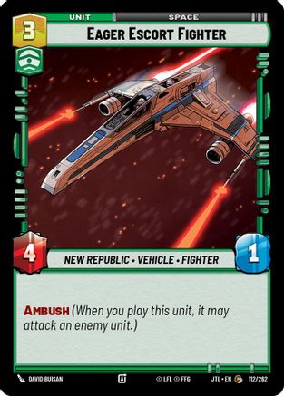 Eager Escort Fighter - 112/262 - Common