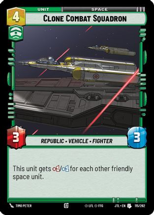 Clone Combat Squadron - 115/262 - Uncommon