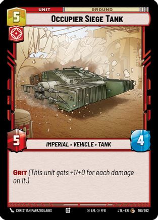 Occupier Siege Tank - 167/262 - Common
