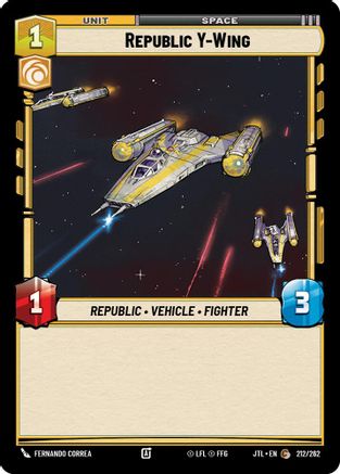 Republic Y-Wing - 212/262 - Common