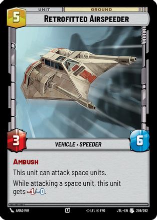 Retrofitted Airspeeder - 259/262 - Uncommon