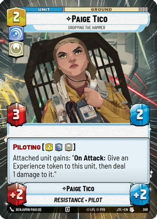 Paige Tico - Dropping the Hammer (Hyperspace) - 308 - Uncommon