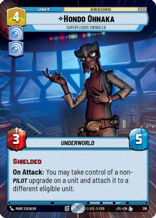 Hondo Ohnaka - Superfluous Swindler (Hyperspace) - 318 - Legendary