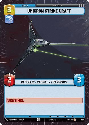 Omicron Strike Craft (Hyperspace) - 326 - Common