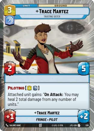 Trace Martez - Trusting Sister (Hyperspace) - 328 - Uncommon