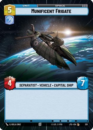 Munificent Frigate (Hyperspace) - 331 - Common