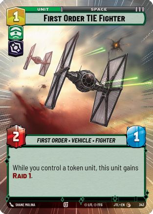 First Order TIE Fighter (Hyperspace) - 343 - Common