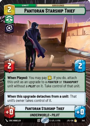 Pantoran Starship Thief (Hyperspace) - 345 - Rare