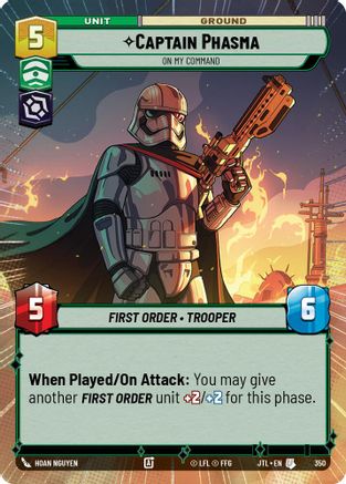 Captain Phasma - On My Command (Hyperspace) - 350 - Uncommon