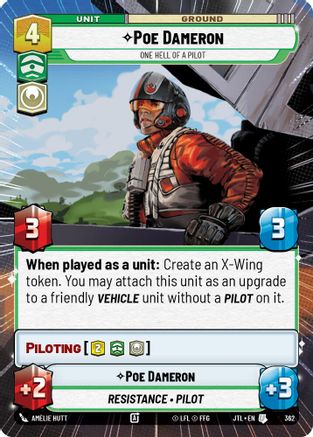Poe Dameron - One Hell of a Pilot (Hyperspace) - 362 - Uncommon
