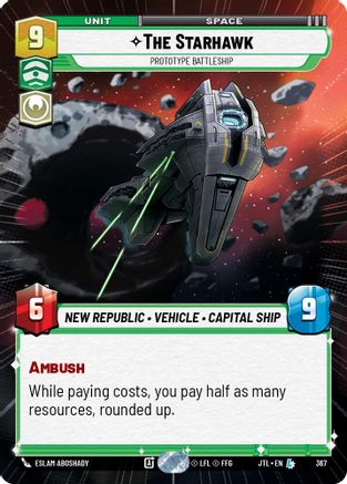The Starhawk - Prototype Battleship (Hyperspace) - 367 - Legendary