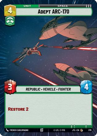 Adept ARC-170 (Hyperspace) - 376 - Common