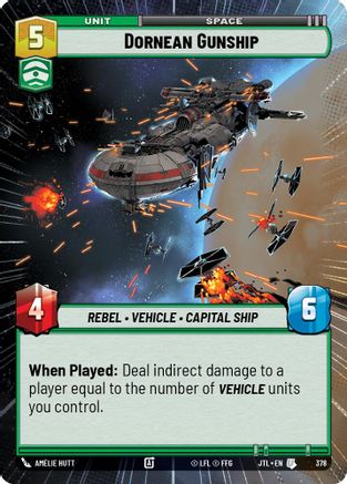 Dornean Gunship (Hyperspace) - 378 - Uncommon