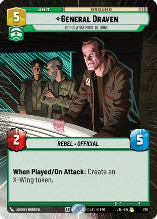 General Draven - Doing What Must Be Done (Hyperspace) - 379 - Rare