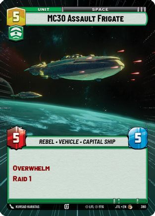 MC30 Assault Frigate (Hyperspace) - 380 - Common