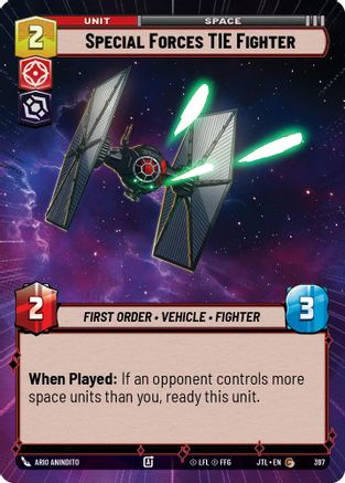 Special Forces TIE Fighter (Hyperspace) - 397 - Common