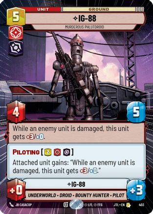 IG-88 - Murderous Phlutdroid (Hyperspace) - 403 - Rare