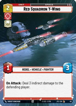 Red Squadron Y-Wing (Hyperspace) - 411 - Common