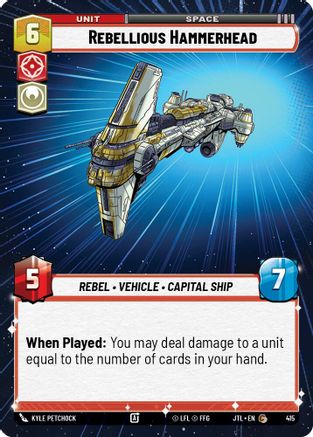 Rebellious Hammerhead (Hyperspace) - 415 - Common