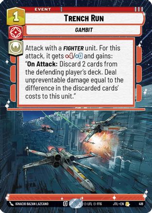 Trench Run (Hyperspace) - 418 - Rare
