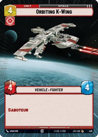 Orbiting K-Wing (Hyperspace) - 428 - Common