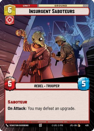 Insurgent Saboteurs (Hyperspace) - 430 - Common