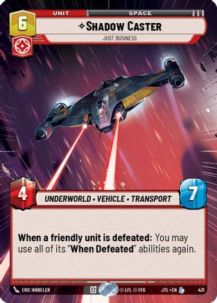 Shadow Caster - Just Business (Hyperspace) - 431 - Legendary