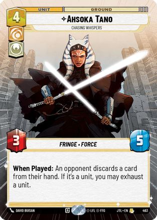 Ahsoka Tano - Chasing Whispers (Hyperspace) - 463 - Rare