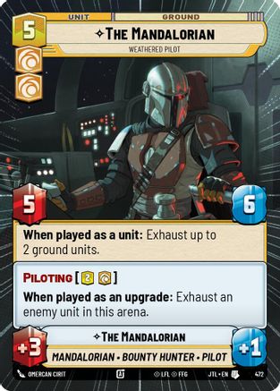 The Mandalorian - Weathered Pilot (Hyperspace) - 472 - Uncommon