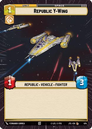 Republic Y-Wing (Hyperspace) - 474 - Common